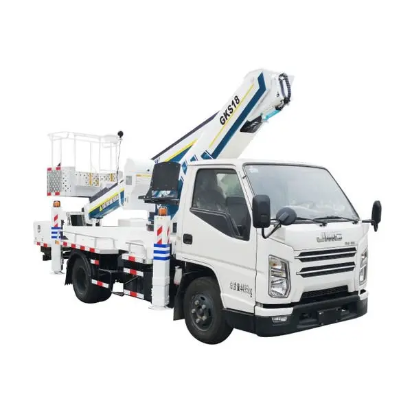 18m telescopic boom aerial work vehicle GKS18