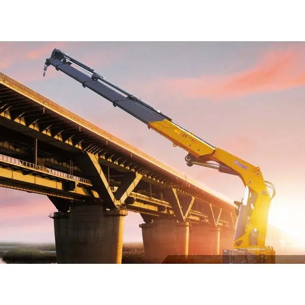 4ton small truck mounted crane SQZ84.4 for sale