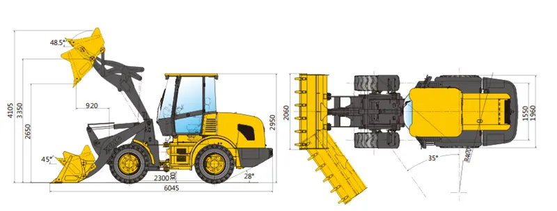 LW200K 2ton Mini Wheel Loader5