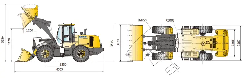 LW600KN 6 Ton Wheel Loader4