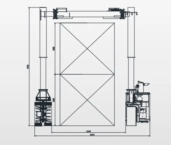 Three-wheel type multifunction straddle carrier for sale3