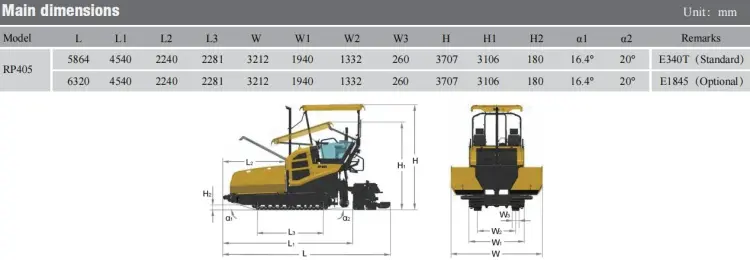 XCMG small road paver RP405 for sale-Details