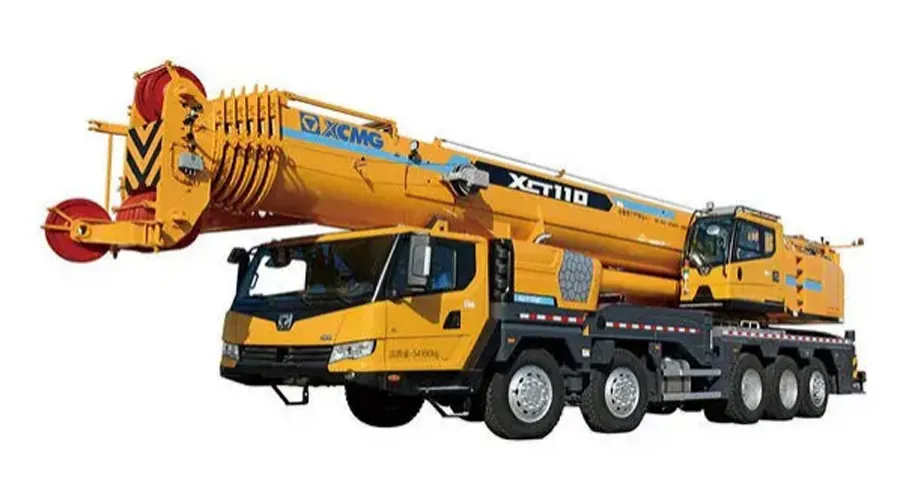 xct 110 the reliable 110 ton hydraulic truck crane for diverse heavy duty projects banner