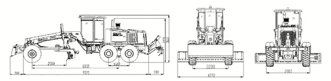 road construction gr2605 road motor grader machine for sale