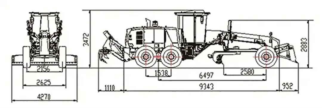 widely used motor grader gr2205t for sale