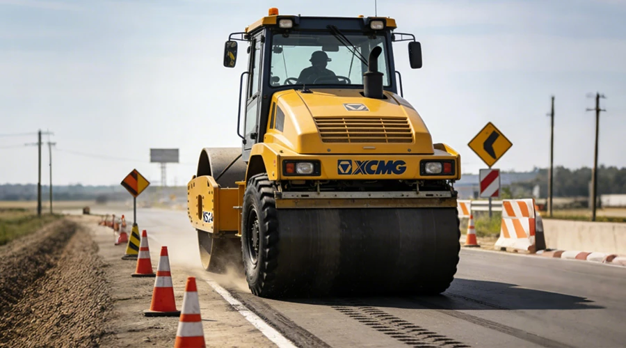 how can the xcmg xs 83 road roller maximize efficiency in tight space constructionbanner