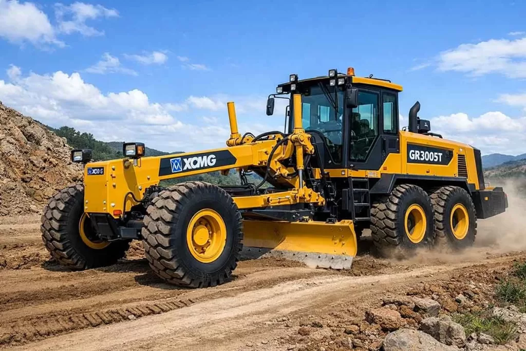 xcmg gr3005t new motor grader front side view