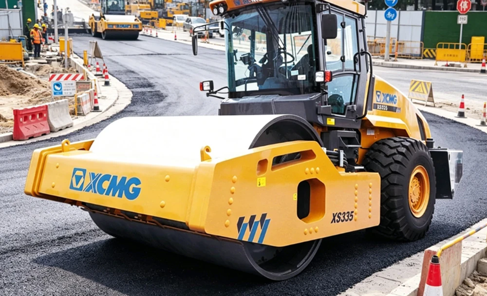 xcmg xs335 vibration road roller machine