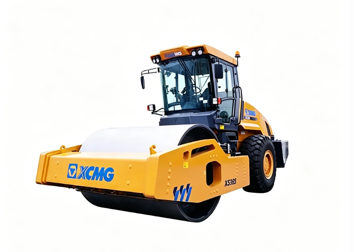 xcmg single drum roller xs365 dam highway compaction technical paper