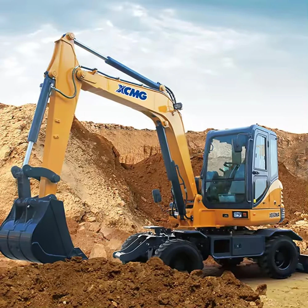 xcmg wheeled excavator for mining site prep