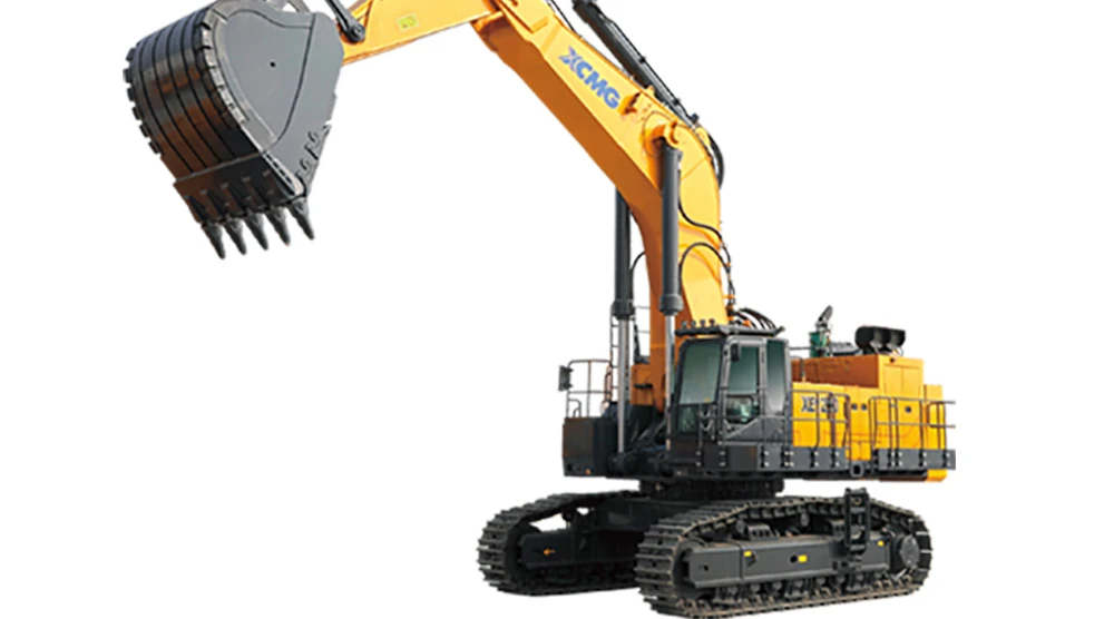 xcmg xe1250 120t excavator mining machinery side view