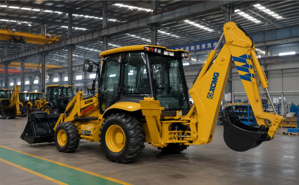 xc870k backhoe loader factory specs