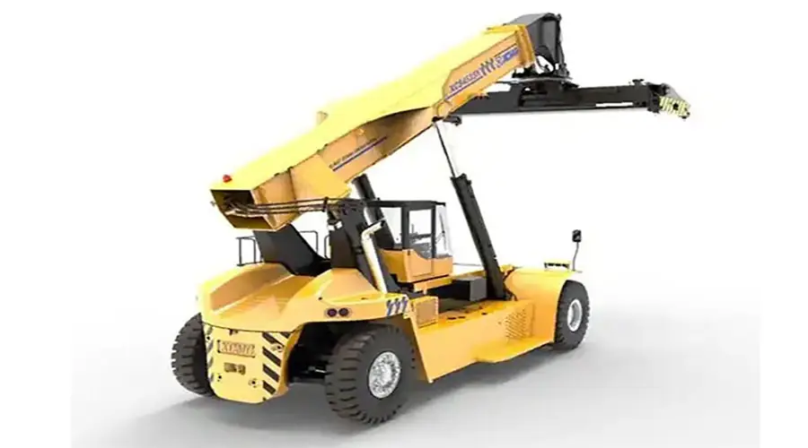 XCMG XCS4535K reach stacker, a versatile container handling equipment choice for improving port terminal efficiency.