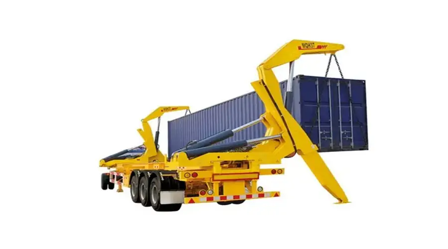 container side lifter semi trailer cover