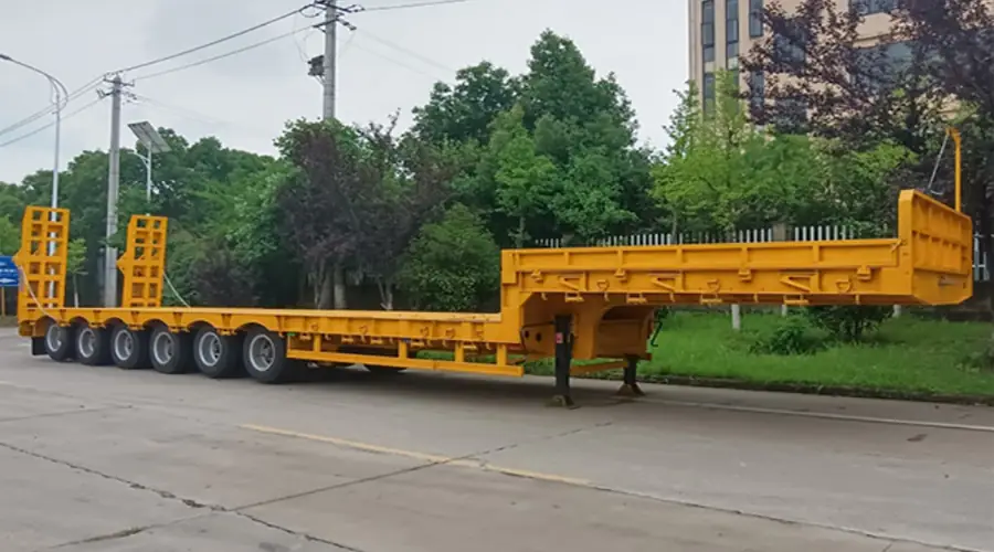 low bed flatbed trailer cover